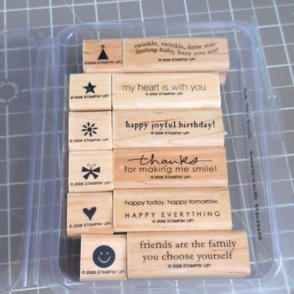 Small Sayings Stampin Up set of 12